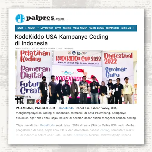 KodeKiddo USA kampanye coding di Indonesia