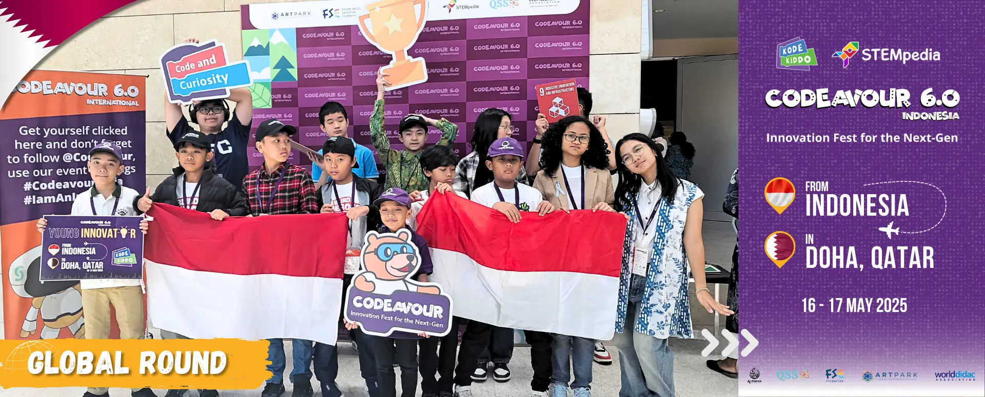 Banner Codeavour 6.0 WInner Global-2 Codeavour