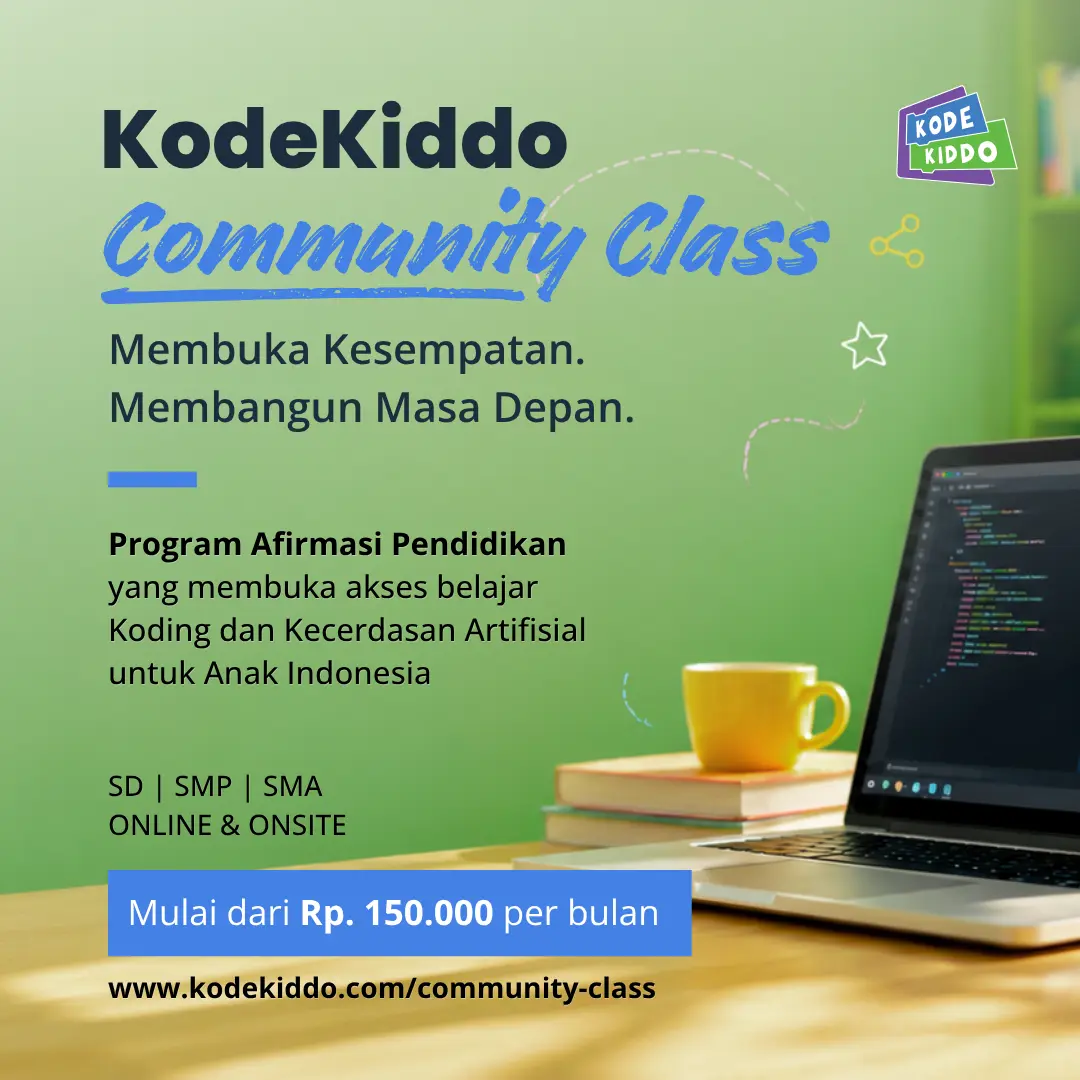 Community Class - Post 11 page 1 Community Class Program Afirmasi Kelas Coding AI