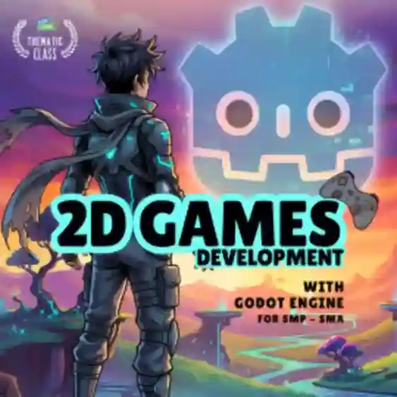 Anak membuat game project